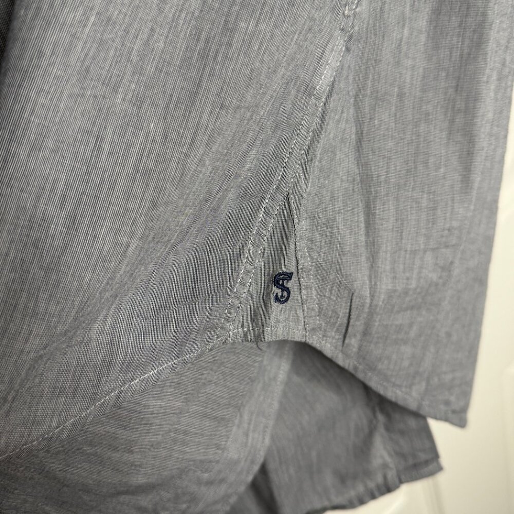 Todd Snyder Summerweight Favorite Shirt in Chambray Blue NWT - Picture 6 of 9